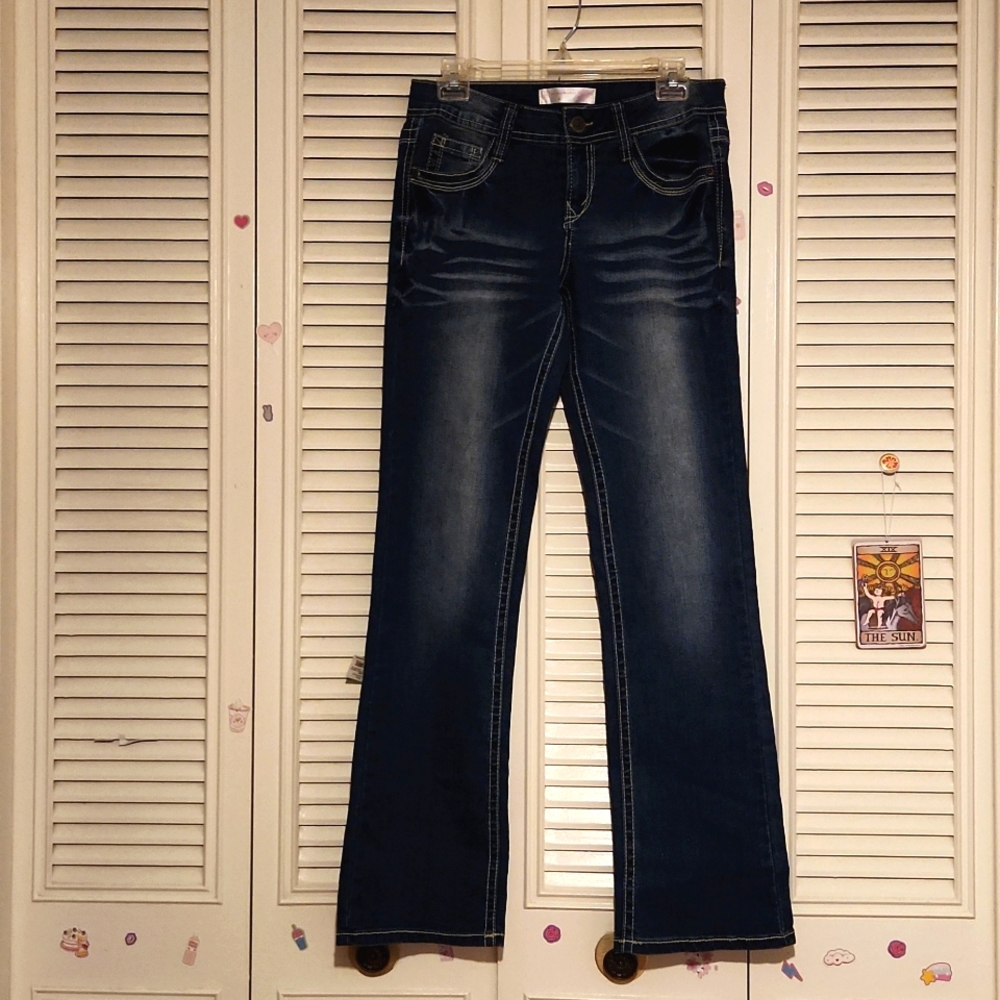 No boundaries 🌹 Embellished Bootcut Jeans